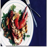 Grilled Lobster and Potatoes with Basil Vinaigrette_image