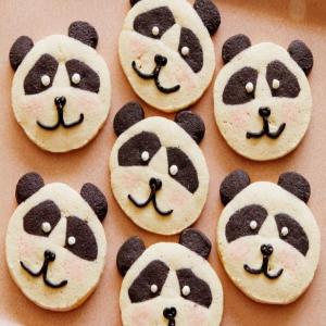 Panda Slice-and-Bake Cookies image