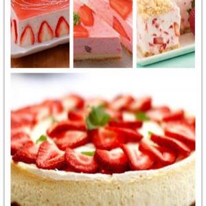 Frozen Strawberry Cheese Cake_image