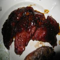Molasses Glazed Ham Steak image