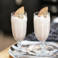 Chocolate Malted Shakes with Crispy Chocolate Chip Cookies image
