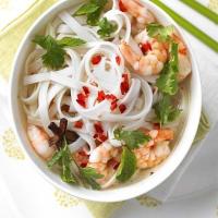 Quick prawn noodle soup image