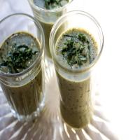 Blueberry Kefir Smoothie With Greens image