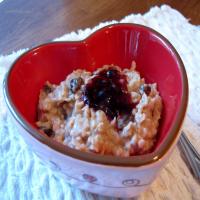Peanut Butter and Jelly Oatmeal image
