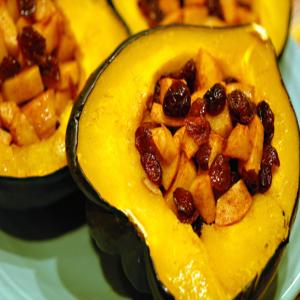 Acorn Squash With Cranberry Apple Stuffing image
