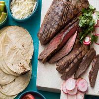 Grilled Tequila Garlic Lime Flank Steak image
