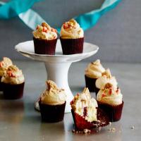 Jelly-Filled Cupcakes With Peanut Butter Frosting image
