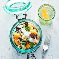Minty beetroot, feta & bulgur salad image