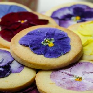 Pressed Flower Cookies Recipe by Tasty image