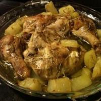 Scrumptious Baked Chicken and Potatoes_image