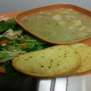 Potato, Leek and Onion Soup image
