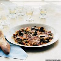 Pork Chops and Clams in Garlic Broth image