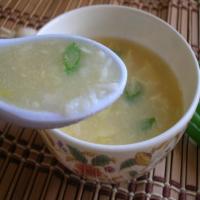 Rice and Egg Soup image