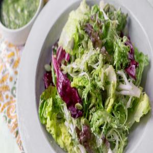 Salad Greens with Pepita Dressing image