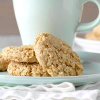 Easy Peanut Butter Oatmeal Cookies image
