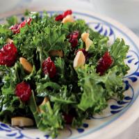 Kale Salad With Cranberries and Cashews image