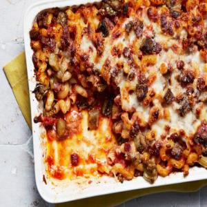 Baked Eggplant and Pancetta Pasta image