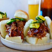 Instant Pot Barbecue Pulled Pork with Zucchini Pickles_image
