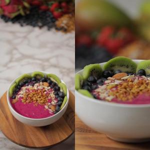 Healthy Smoothie Bowl: Pitaya Bowl: Easy Breezy Recipe by Tasty image
