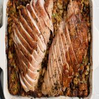 Herb-Roasted Turkey Breast and Stuffing (Thanksgiving for a Small Crowd) Recipe_image