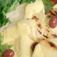 Grilled Yucca with Huancaina Sauce_image