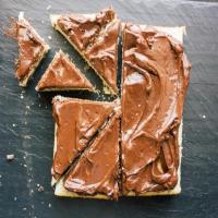 Chocolate Chunk Snack Cake with Chocolate Malt Frosting image