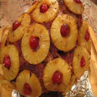 Pineapple Mustard Glazed Ham image