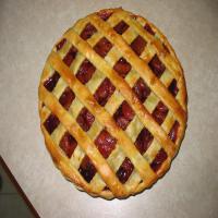 Spiced Apricot and Plum Pie image