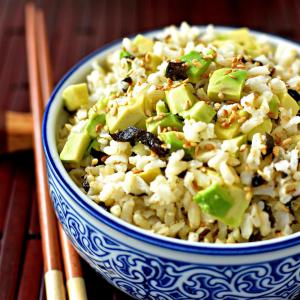 Easy Wakame Brown Rice_image