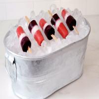 Red White and Blueberry Popsicles image