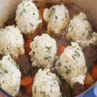 Beef and Stout Stew with Herb Dumplings_image