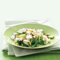 Israeli Couscous with Green Beans, Feta, and Pistachios image