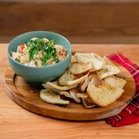 Holiday Pizza Dip (aka Roasted Cherry Tomato Dip) with Pizza Crackers_image