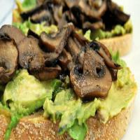 Roasted Portabella Mushroom and Avocado Open-Face Sandwiches_image