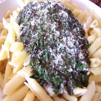 Provencal Pasta With Basil and Anchovy image