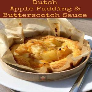 Dutch Apple Pudding with Butterscotch Sauce | Lovefoodies_image