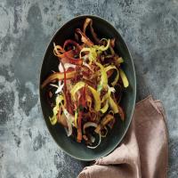 Carrot Ribbon Salad With Ginger, Parsley, and Dates image