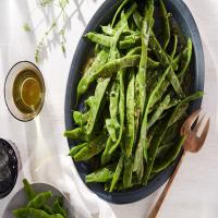 Flat Beans with Mustard Thyme Vinaigrette_image
