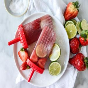 Strawberry Margarita Ice Pops_image