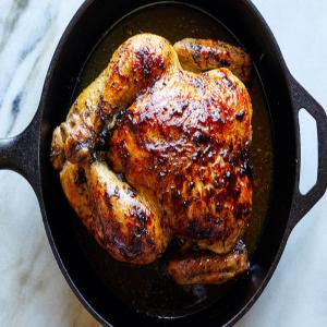 Roast Chicken With Maple Butter and Rosemary Recipe_image