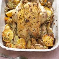One-pan roast chicken & potatoes image