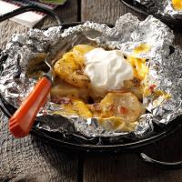Cheese-Topped Potatoes in Foil image
