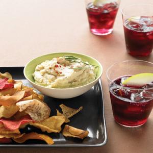 White-Bean Dip with Veggie Chips_image