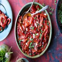 Marinated Red Peppers with Garlic and Marjoram_image