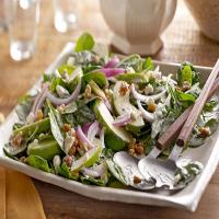 Apple-Walnut-Spinach Salad image