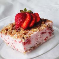 Frosty Strawberry Squares image