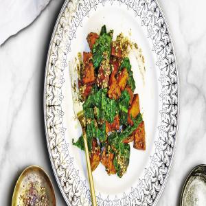 Za'atar Sweet Potatoes and Garlicky Kale image