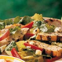 Grilled Chicken Salad with Warm Mustard Dressing_image