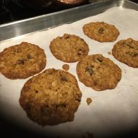 Thin and Crispy Oatmeal Raisin Cookies image