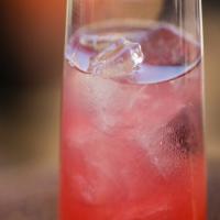 Tom Collins with Black Pepper and Cherries image